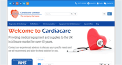 Desktop Screenshot of cardiacare.co.uk